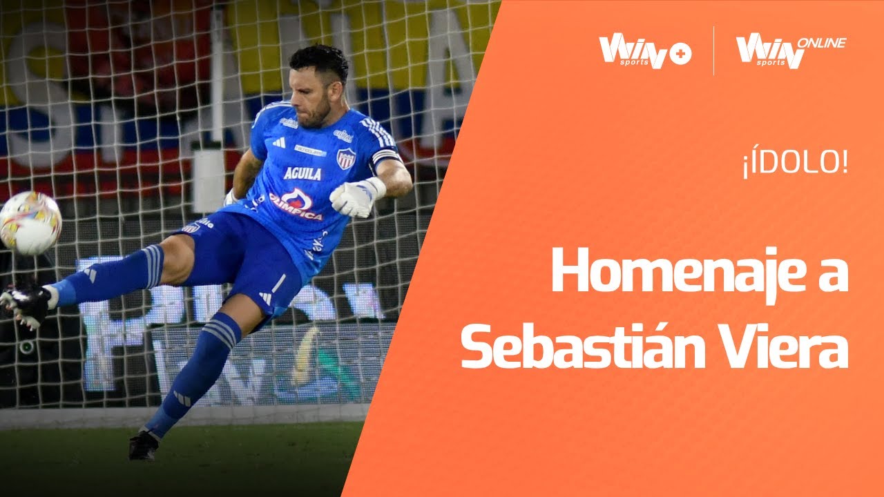 El emotivo homenaje a Sebastián Viera previo a su partido de despedida con Junior