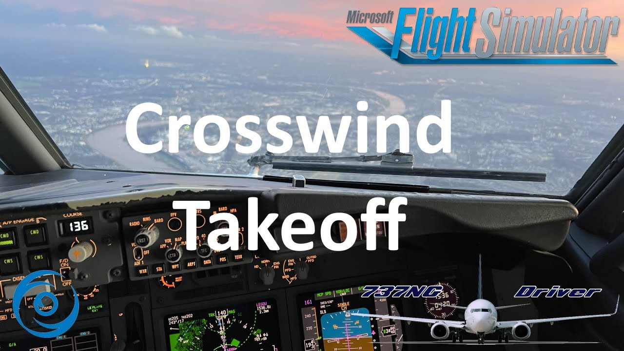 PMDG 737-700 for MSFS - Tutorial: Crosswind Takeoff | Real 737 Pilot