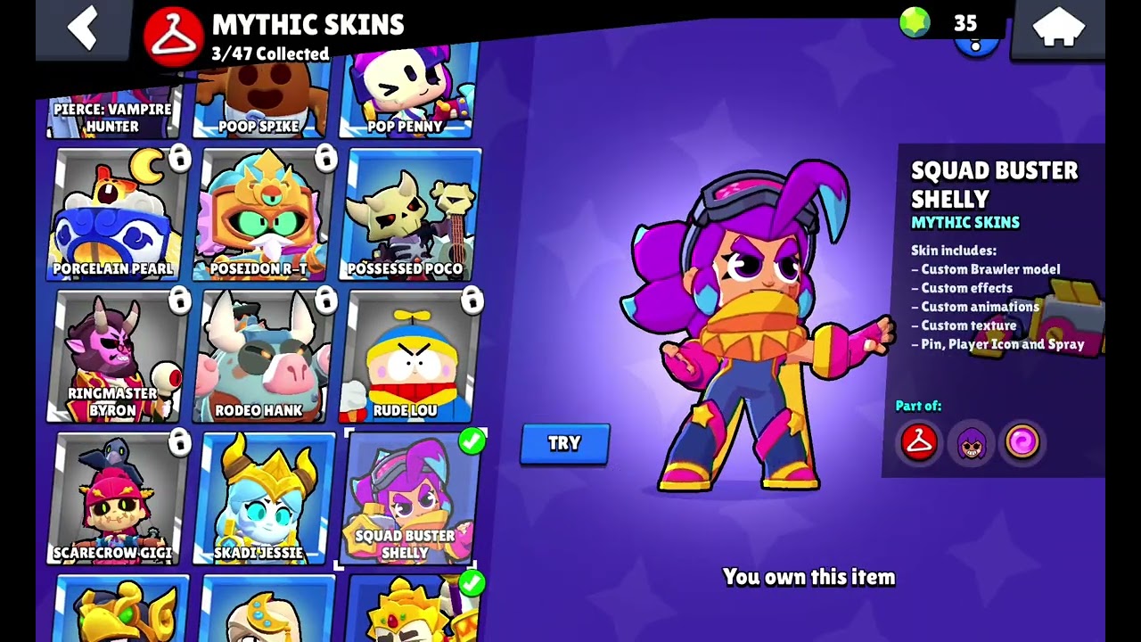 Showing of my skins