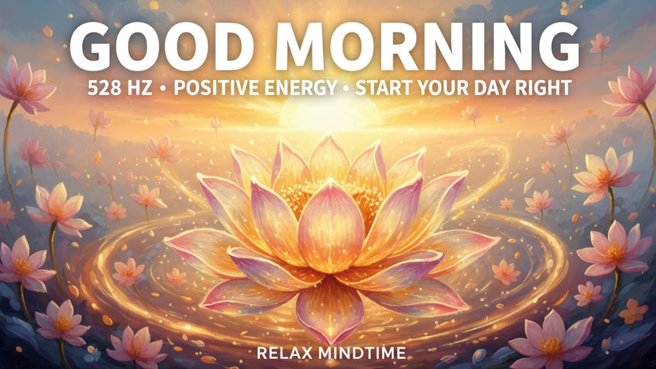 528 Hz Morning Music - Boost Positive Energy & Start Your Day Right