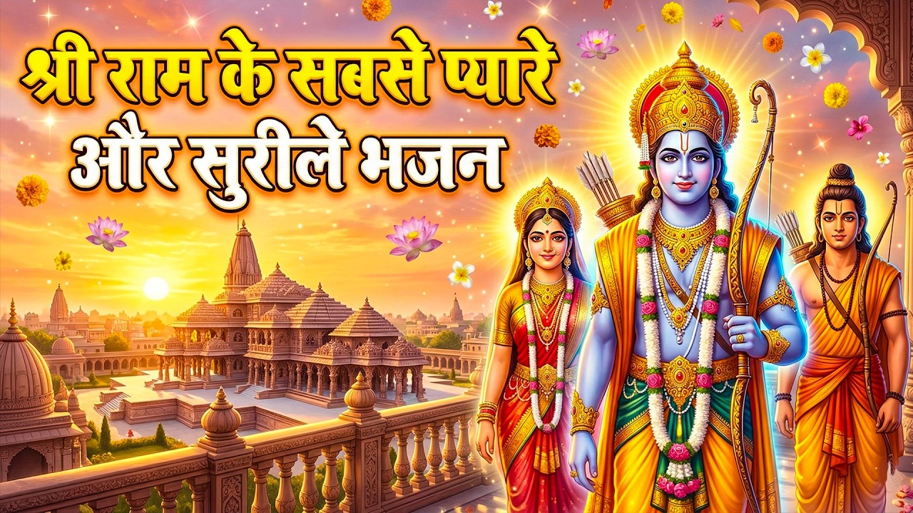 श्री राम के सबसे प्यारे और सुरीले भजन | Shree Ram Ke Sabse Pyare Aur Surile Bhajans | New Bhajan