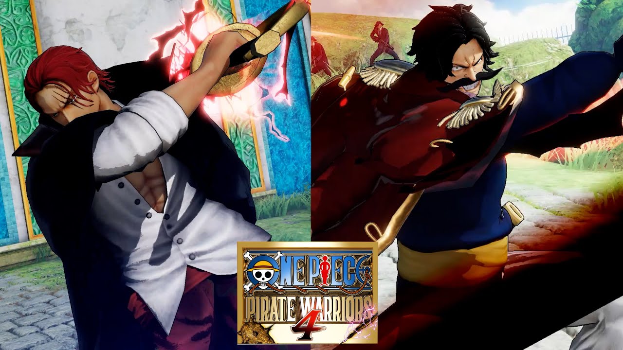 One Piece Pirate Warriors 4 - Shanks Vs Gol D. Roger Kamusari (Divine Departure) Skill Comparison