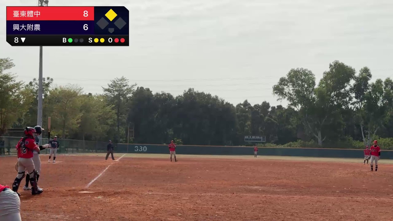 114學年度高中木棒聯賽2026/1/24【臺東體中🆚興大附農】📍岡山B球場