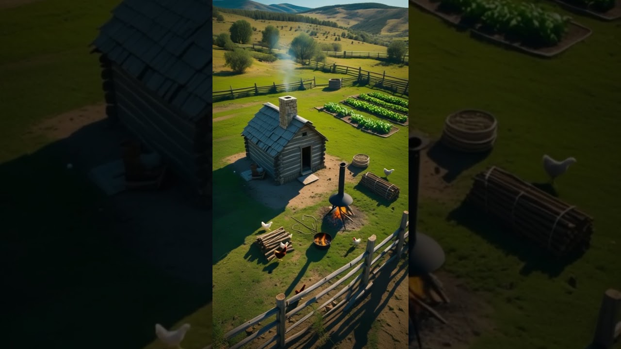 Village Life in the 1800s Frontier | Grace's garden on the homestead
