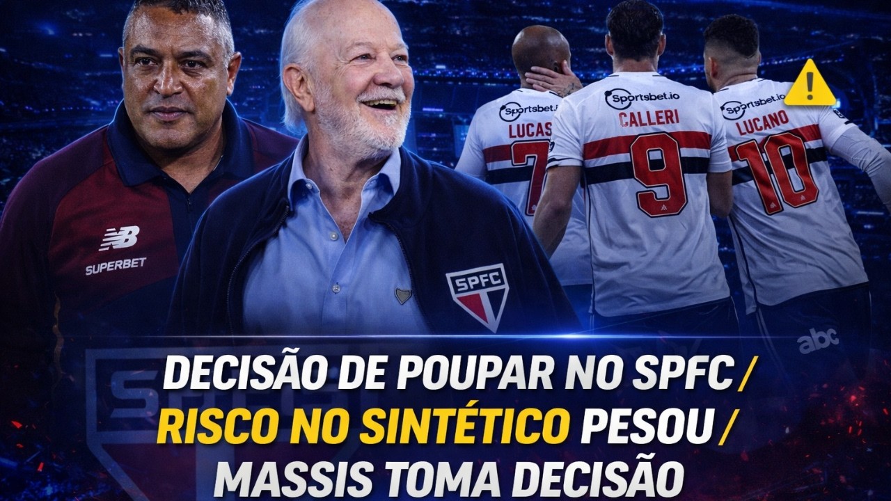 SPFC DE ROGER MACHADO VAI DE TIME MISTO - MASSIS FAZ PLANO PRA SALVAR O SPFC - EXCELENTE NOTÍCIA !