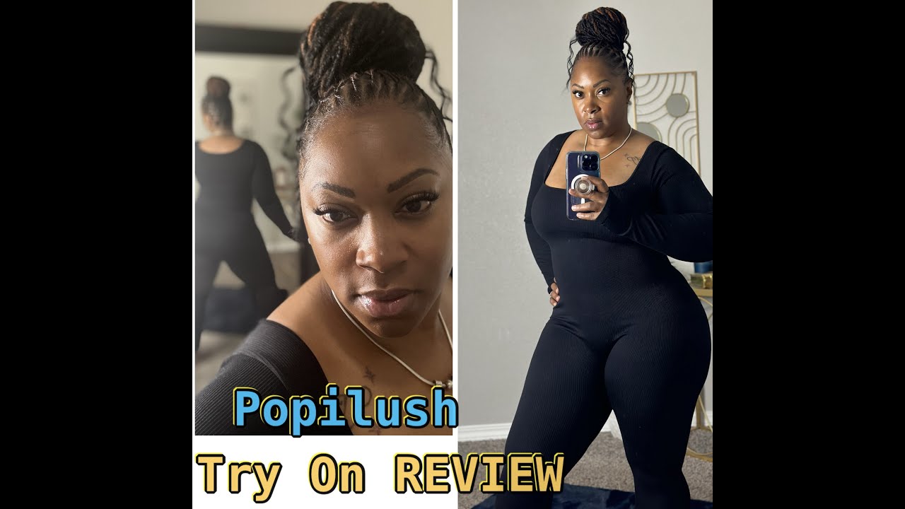 POPILUSH JUMPSUIT TRY ON REVIEW | THICK GIRL FRIENDLY