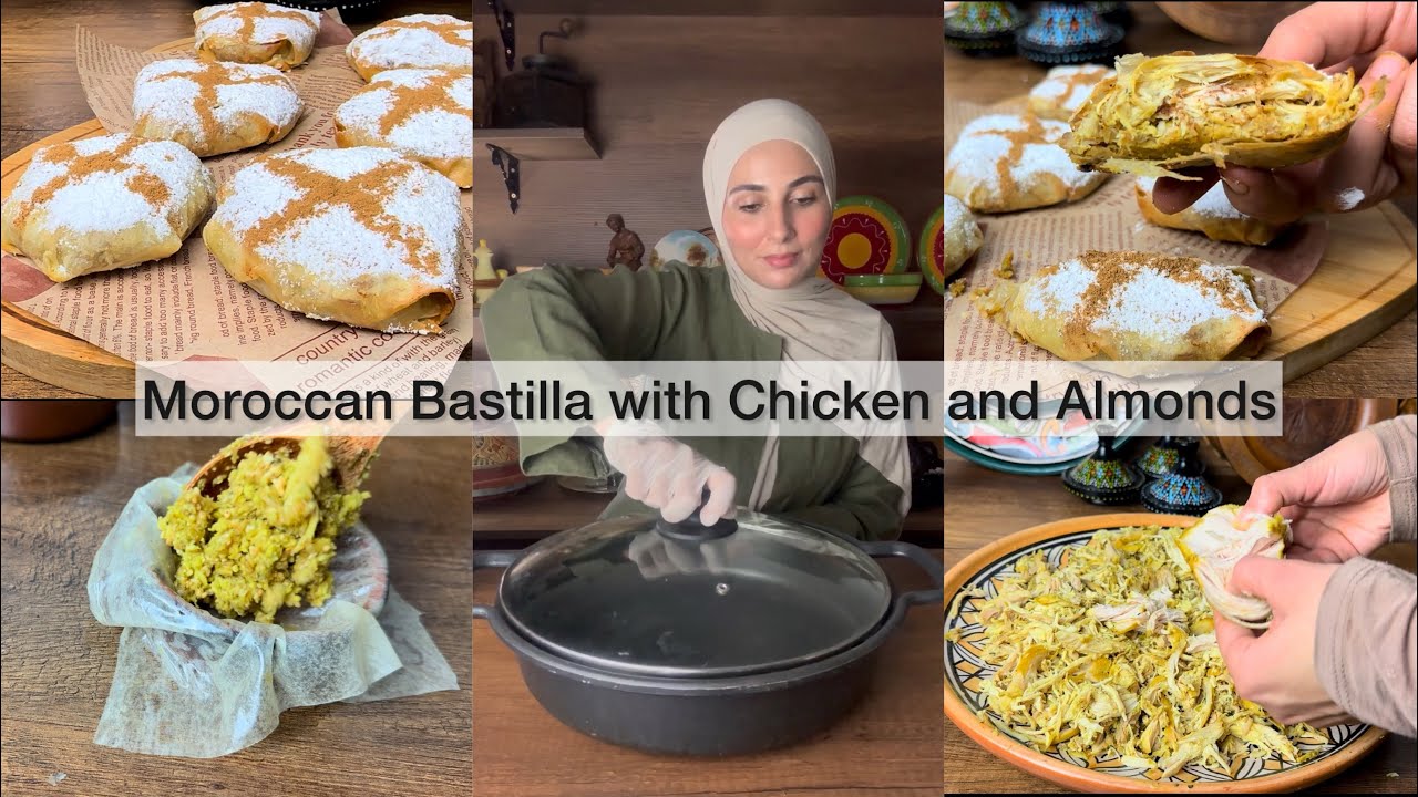Moroccan Bastilla with Chicken and Almonds - Individual Bastilla