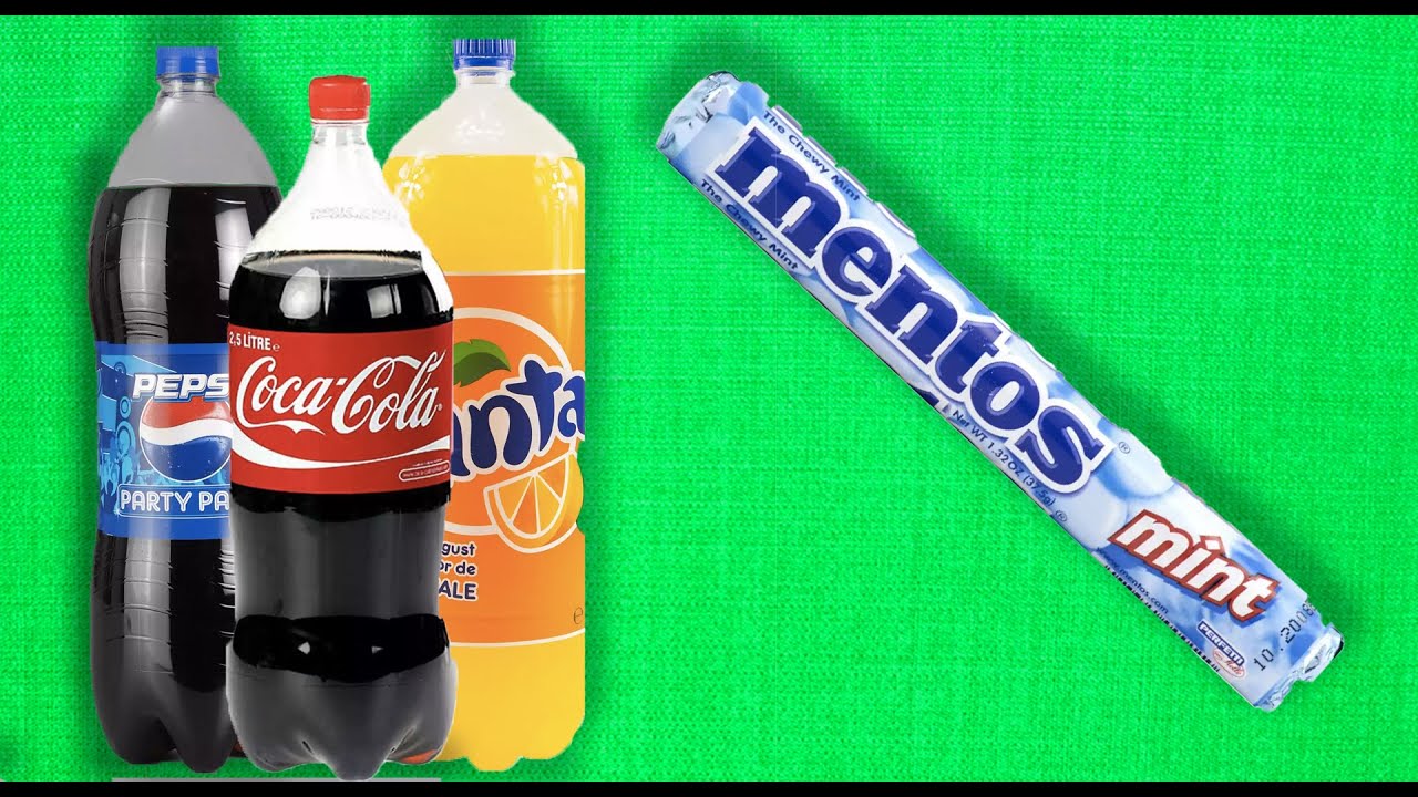 Hangi Gazlı İçecek Mentos'a Daha Fazla Tepki Veriyor?