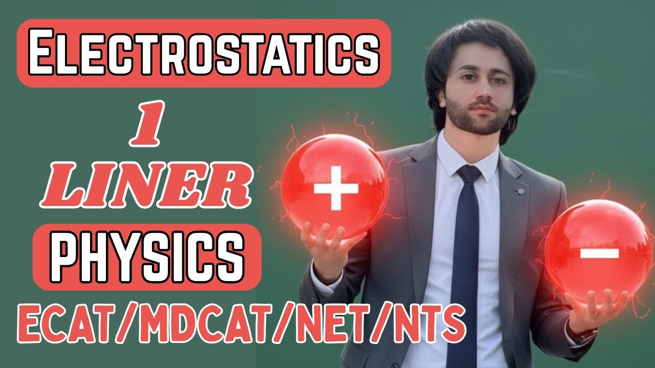 ECAT I NUST NET 2026 Physics Preparation Electrostatic 1 Liner I ECAT Physics 1 Liner Concepts 01