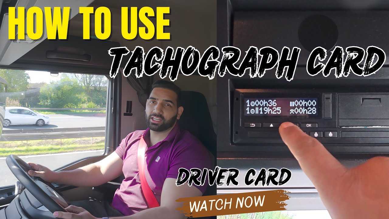 How to Use a Tachograph Card in the UK 🇬🇧 🚛| UK Trucking vlogs 