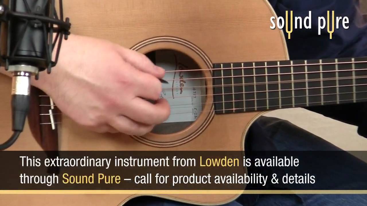Lowden F23c Acoustic Guitar Demo Recording