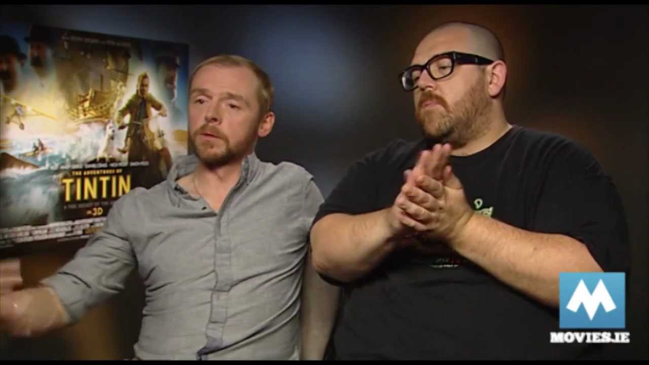 Simon Pegg & Nick Frost aka Thomson and Thompson talk TINTIN & CORNETTO trilogy