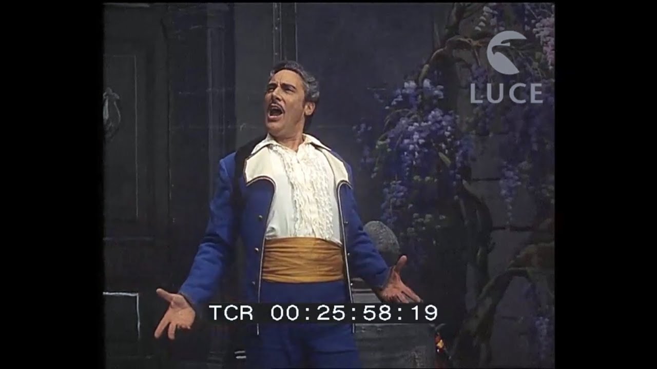 Mario Del Monaco Largo Al Factotum 1967 - Video HD - Dal Film Vite e Opere Di Rossini