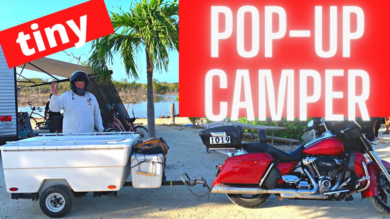 Ultimate Pop-Up Camper for Your Motorcycle
