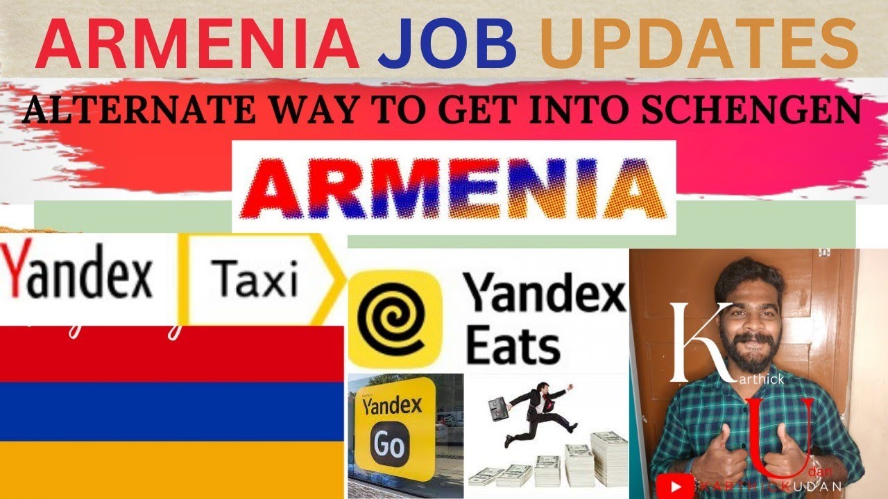 Armenia jobs Yandex | 40000-120000 INR salary #armenia #driver #delivery #fooddelivery