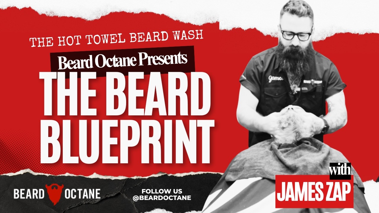 Barbers: How to Wash a Beard WITHOUT a Sink | Hot Towel Beard Wash Method