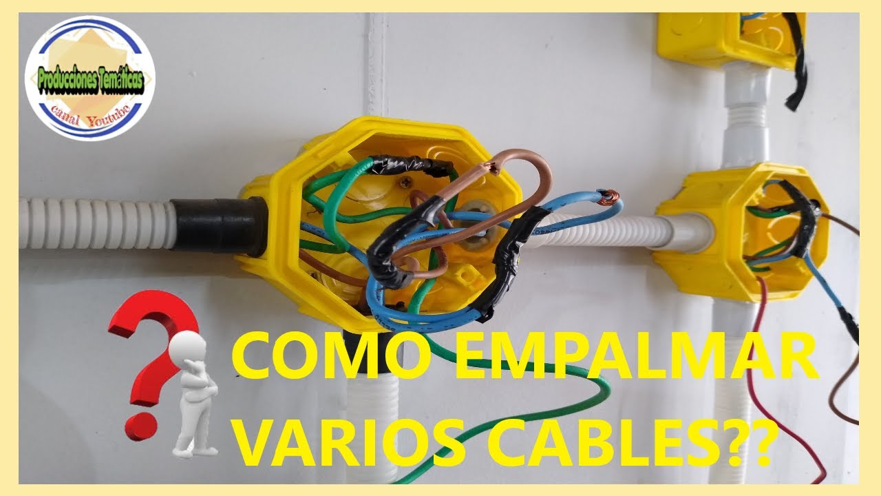 COMO empalmar o unir varios cables ELECTRICOS, de forma SEGURA 👌