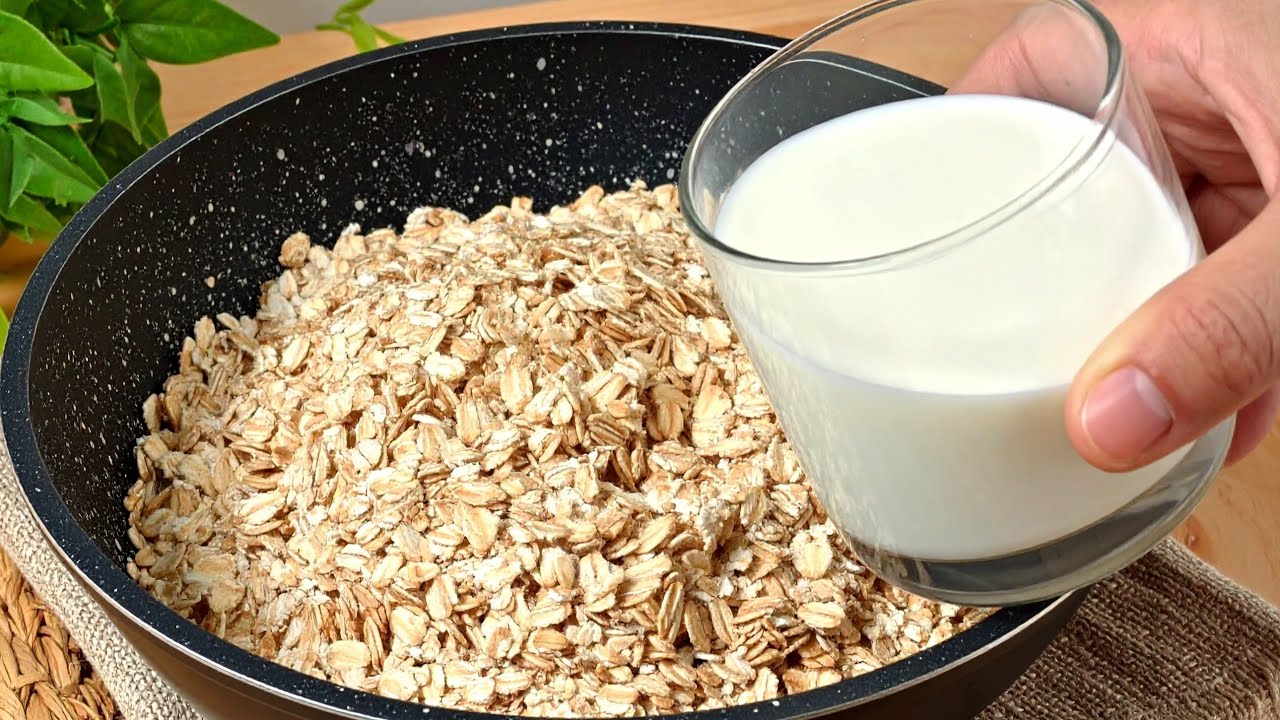 Gesund Brot! Nur Haferflocken und Joghurt! Ohne Mehl, ohne Zucker!