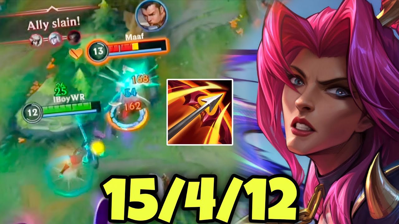 WILD RIFT ADC // THIS KALISTA CARRY 1V9 WITH THIS BUILD AND RUNES IN PATCH 6.3F GAMEPLAY!