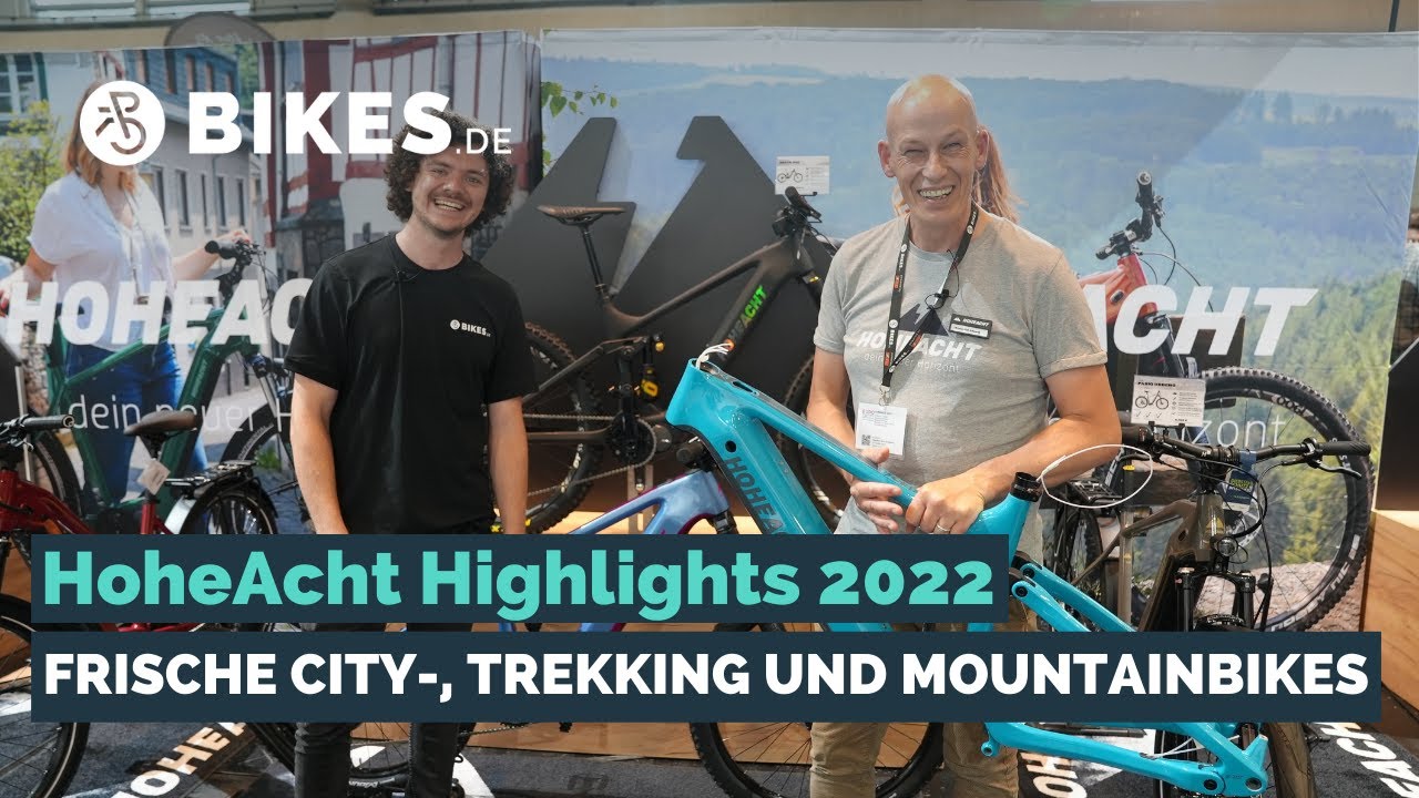 HoheAcht Highlights 2022 von der EUROBICO - Frische City-, Trekking und Mountainbikes