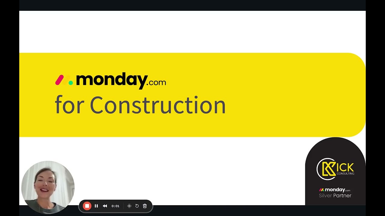 Sneak peek at monday.com Construction solution by Kick Consulting