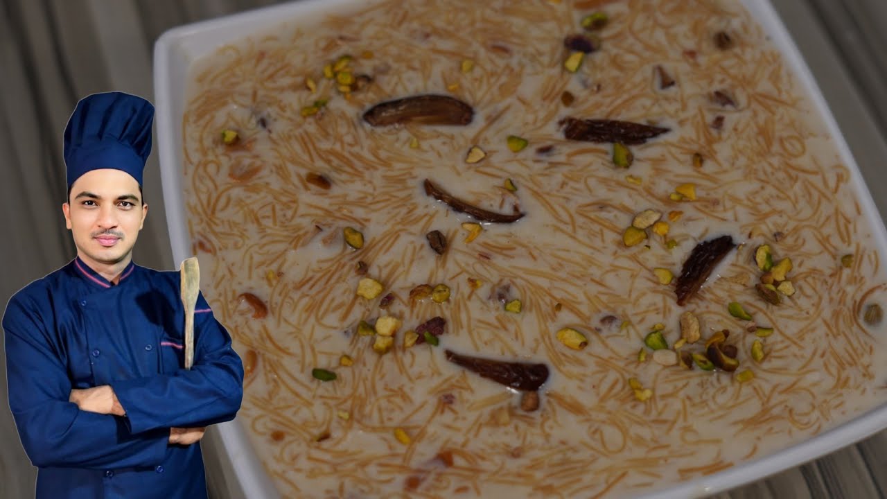 Best Sheer Khurma For Eid |Eid Special Recipe|Creamy Sheer Khurma|Chef M Afzal|