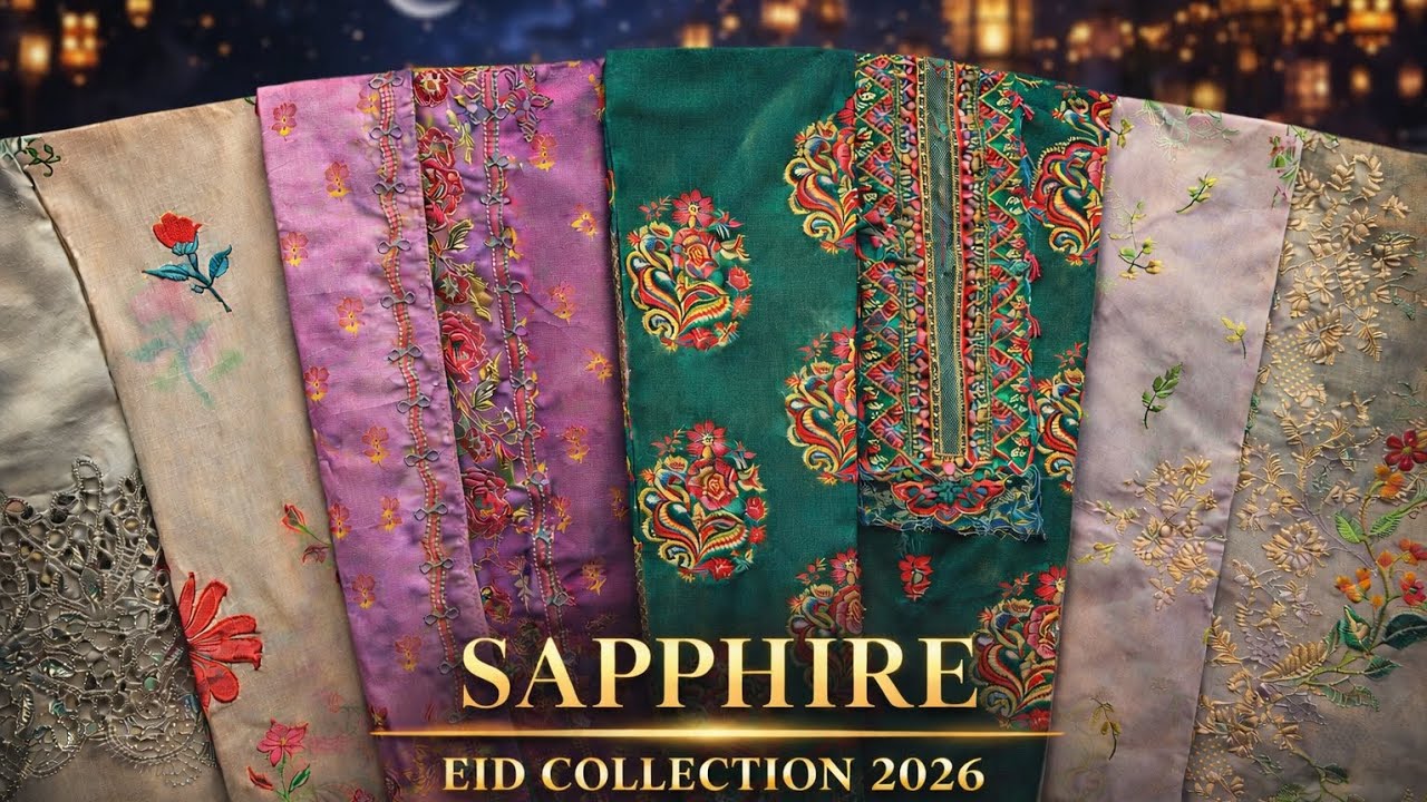 Sapphire Eid Collection 2026 – Latest Designs, Prices & Styling Ideas