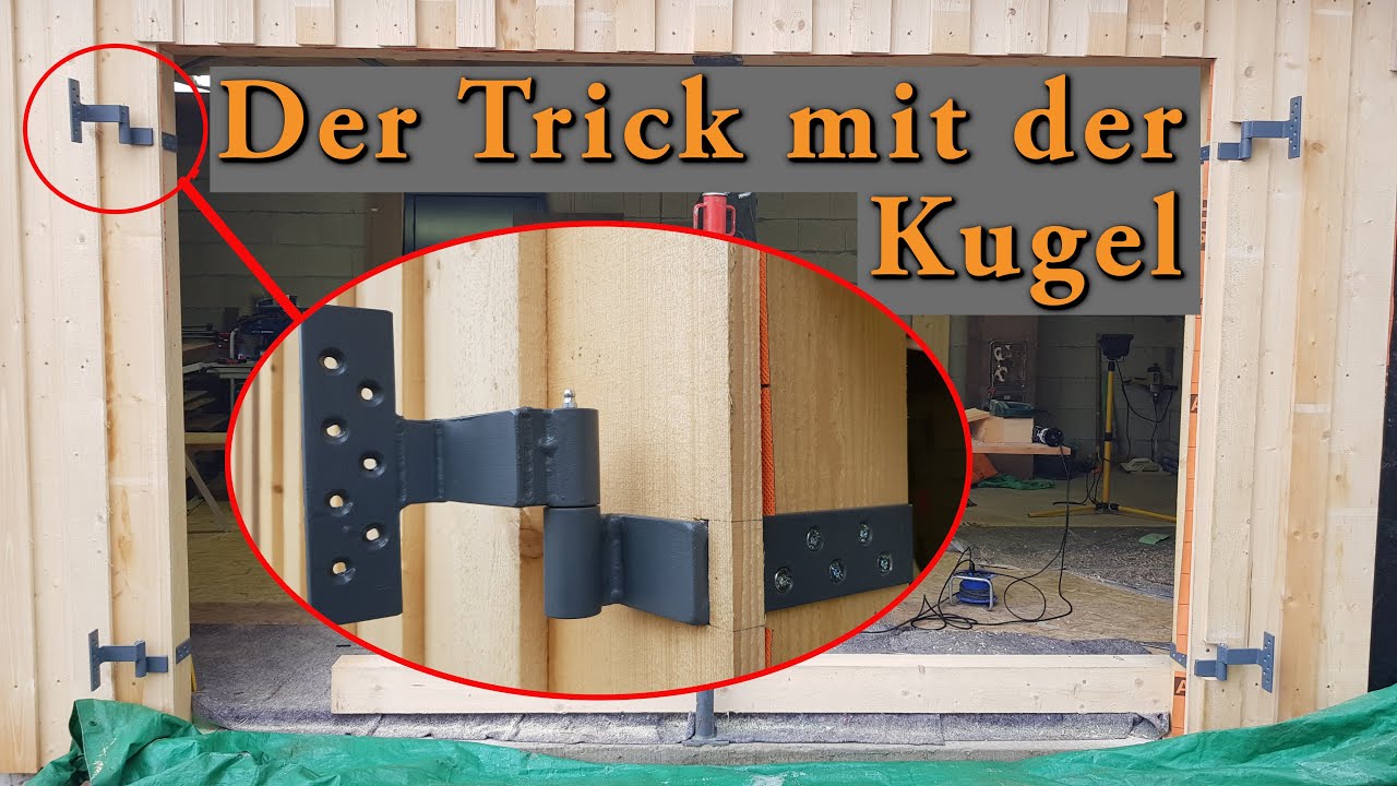 Scharniere selber bauen für´s Heizhaus