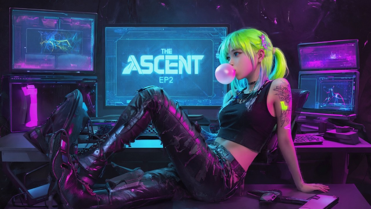 Киберпанк игра THE ASCENT - Прохождение Ep2 #nocommentary