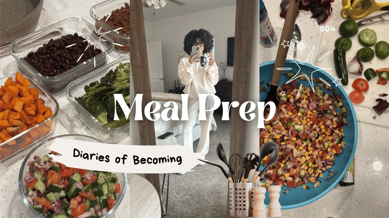 Meal Prep in Under an Hour | Simple, High-Protein & Nutrient Dense Food [ Diaries of Becoming]