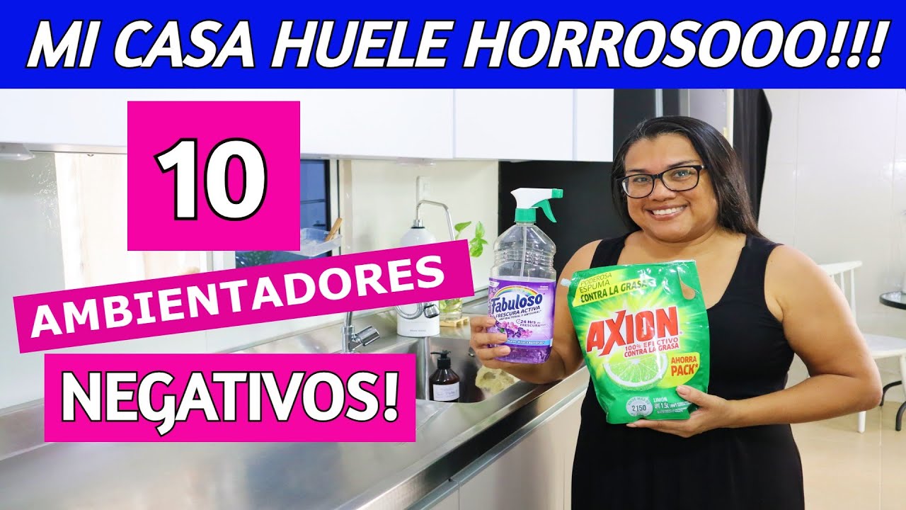 ✅ Cómo ELIMINAR los MALOS OLORES de MI CASA fácil y rápido!