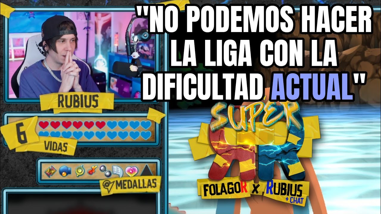 Rubius y Folagor hablan sobre el AUMENTO de DIFICULTAD para la LIGA POKÉMON