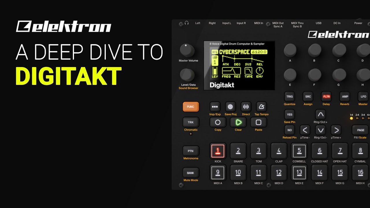 The Elektron DIGITAKT complete Deep Dive guide tutorial