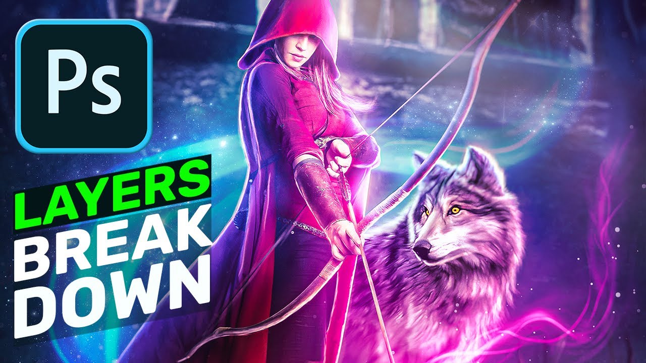 Magical Archer Wolf - Fantasy Photoshop Manipulation
