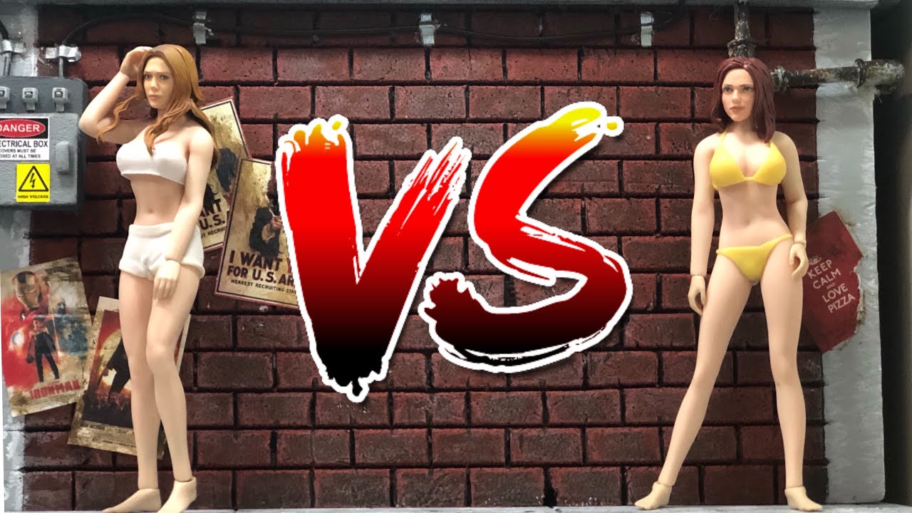 COMPARISON: TB League T01A and T03A 1/12 Scale Super Flexible Female Seamless Body (Pale)
