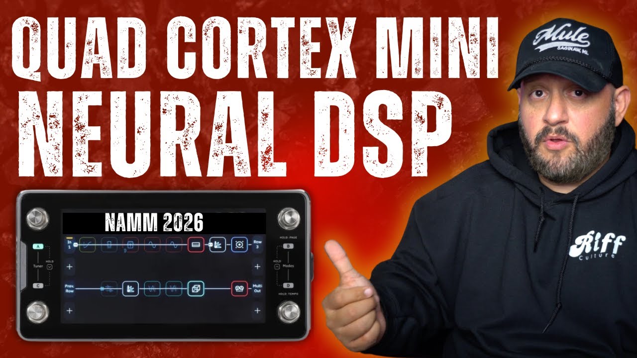 QUAD CORTEX MINI - NEURAL DSP NOS LOS EXPLICAME EN EL NAMM