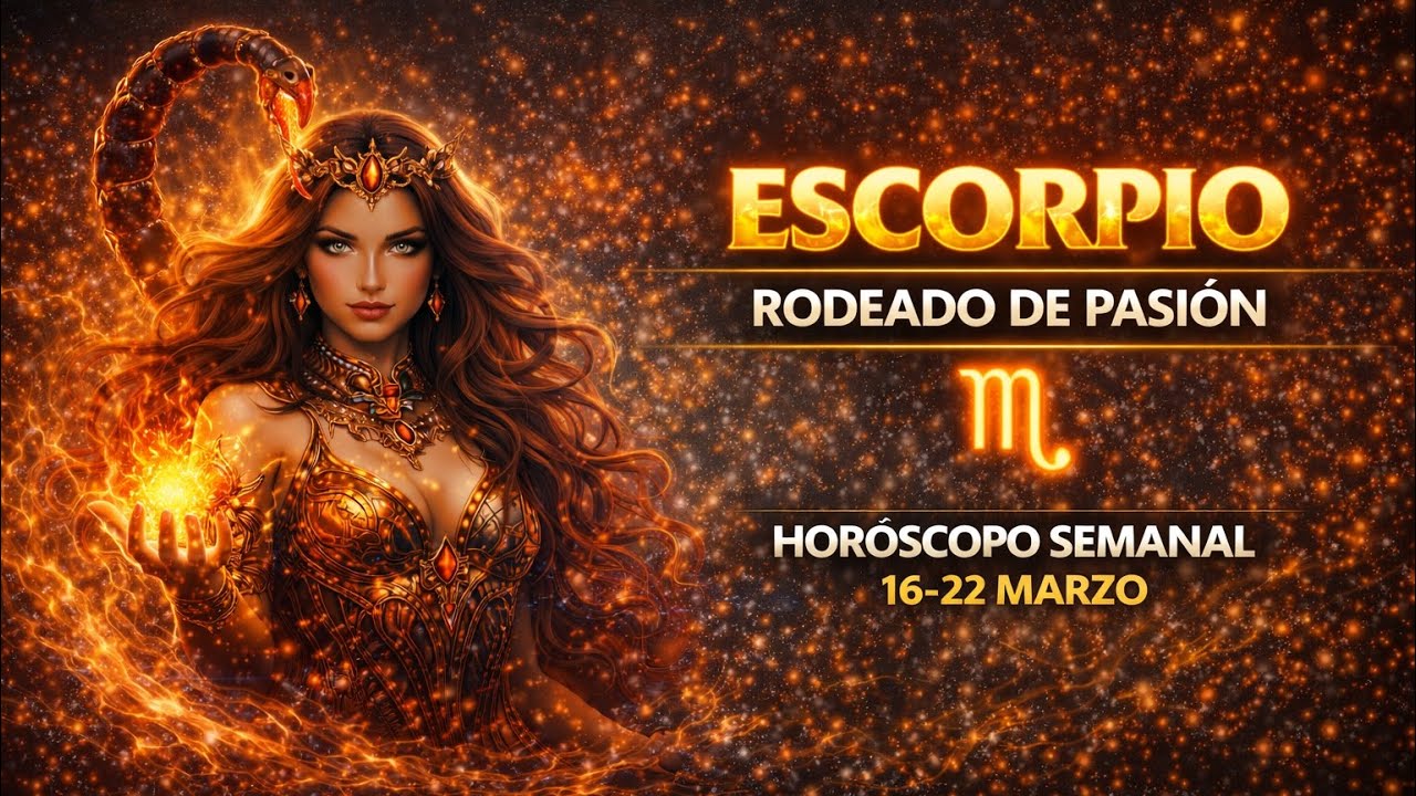 ESCORPIO ♏ UNA SITUACIÓN INTENSA DA UN GIRO INESPERADO | HORÓSCOPO SEMANAL 16-22 MARZO