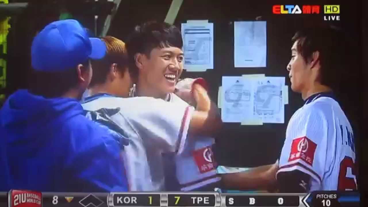 21U預賽 中華vs南韓 宗賢佑寧相繼上壘後蘇智傑全壘打!!
