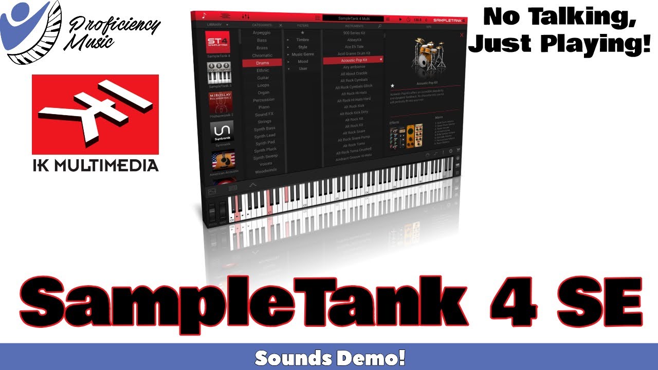 SampleTank 4 SE: SOUNDS DEMO! No Talking, JUST PLAYING!