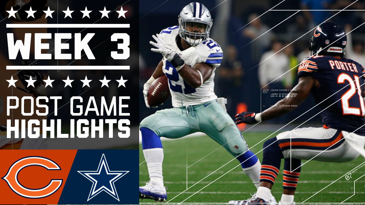 Bears vs. Cowboys | NFL Week 3 Game Highlights