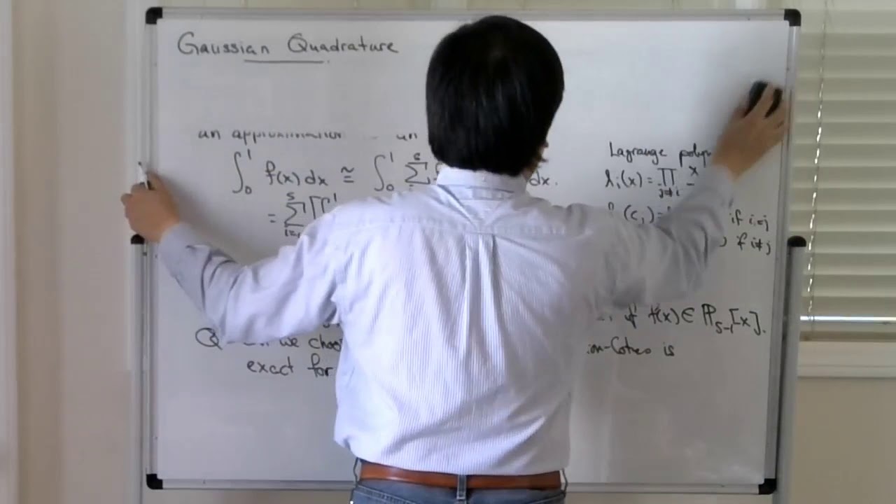 Gaussian quadrature