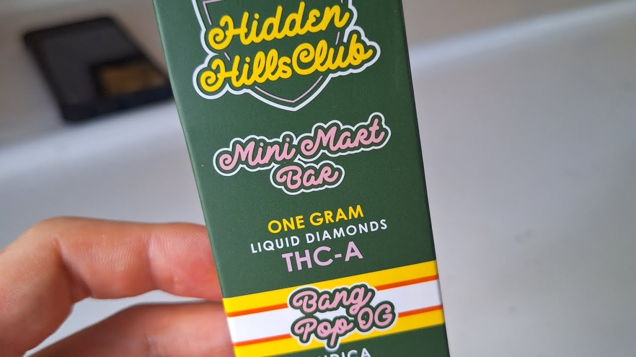 Hidden Hills 1 Gram Thca Mini Mart Bar Disposable Vape Review