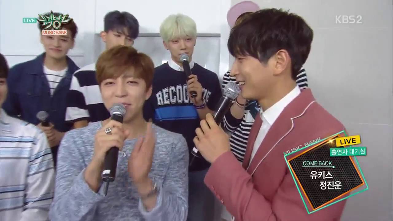 160610 UKISS & Jinwoon Interview @ Music Bank