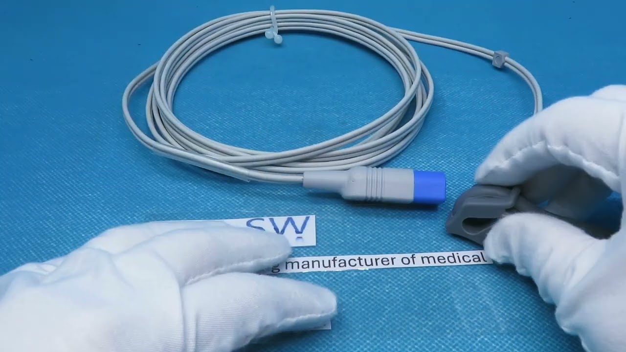 RSP 10178E compatible Philips SPO2 sensor, M1191 model, neonate wrap model