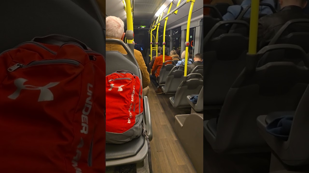 Riding High peak Mercedes citaro O295 btween matlock & derby BG15BTY 811 ex Blackpool Transport pt1 