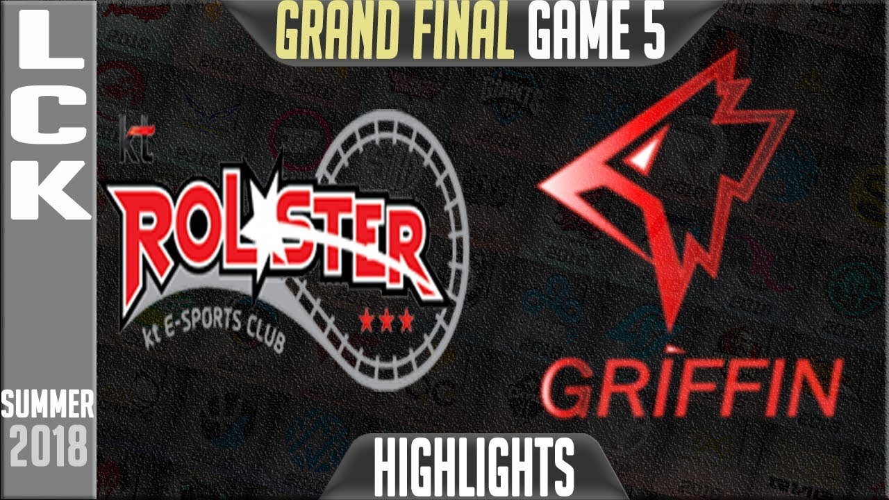 KT vs GRF Highlights Game 5 | LCK Playoffs Final Summer 2018 | KT Rolster vs Griffin G5