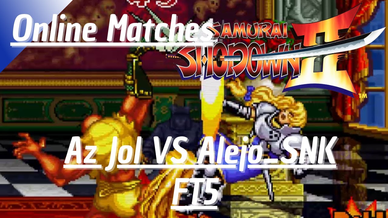 Samurai Shodown II (Fightcade 2) - Az Jol(CH) VS Alejo_SNK(VAR) (FT5)