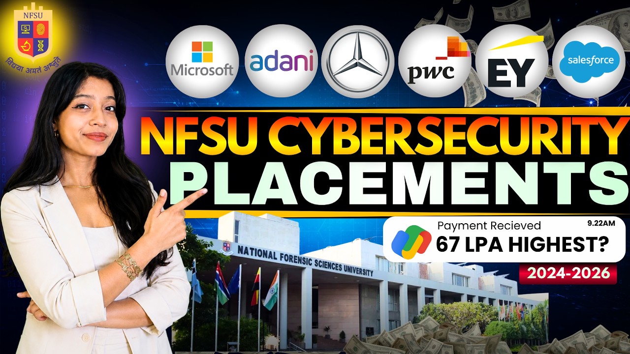 What is the actual reality of NFSU Placements? | Cybersecurity | NFSU | JEE | Forensics
