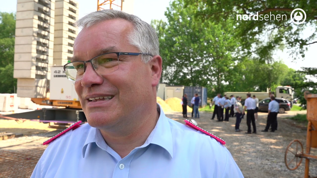 Grundsteinlegung für neues Feuerwehrhaus in Lintig