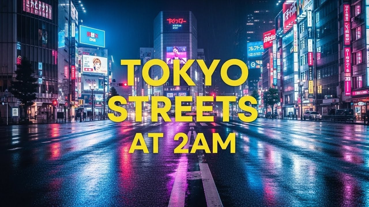 Tokyo Streets at 2AM (Neon Silence and the Weight of Being Awake)